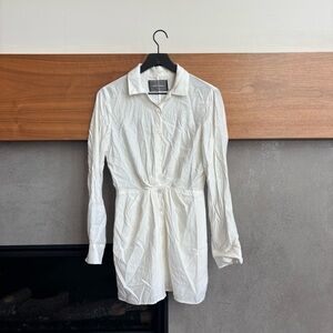 Reformation White Mini Dress, Size 2